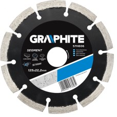 Диск алмазний Graphite 115 х 22.2 мм 57H604 Диск алмазний Graphite 115 х 22.2 мм 57H604