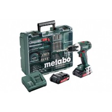 Дриль-шуруповерт акумуляторний Metabo BS 18 LT Set Mobile Workshop (602102600)