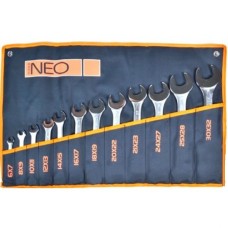 Ключі гайкові з відкритою зівом 12 од. Neo Tools 09-852 Ключі гайкові з відкритою зівом 12 од. Neo Tools 09-852