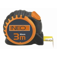 Рулетка з нейлоновою стрічкою Neo Tools 3 м х 16 мм 67-163 Рулетка з нейлоновою стрічкою Neo Tools 3 м х 16 мм 67-163