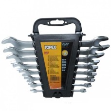 Ключі ріжкові двосторонні, сталь CrV, 8 ін. Topex 35D656 Ключі ріжкові двосторонні, сталь CrV, 8 ін. Topex 35D656