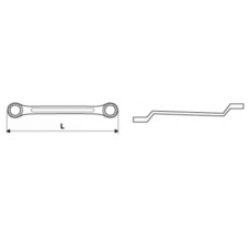 Накидний ключ Topex 35D807 Накидний ключ Topex 35D807