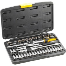 Набір торцевих ключів 46 од. Topex 38D640 Набір торцевих ключів 46 од. Topex 38D640