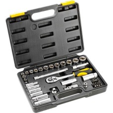 Набір змінні головки до торцевого ключа 39 од. Topex 38D641 Набір змінні головки до торцевого ключа 39 од. Topex 38D641