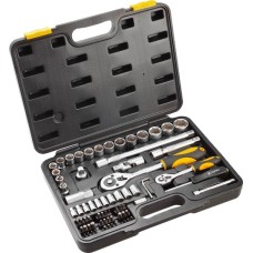 Набір змінних головок з 2 тріскачками 72 шт. Topex 38D643 Набір змінних головок з 2 тріскачками 72 шт. Topex 38D643