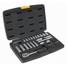 Набір змінних головок з тріскачкою 36 шт Topex 38D669 Набір змінних головок з тріскачкою 36 шт Topex 38D669