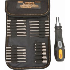 Набір змінних наконечників та головок з рукояткою 26 попер. Topex 39D352 Набір змінних наконечників та головок з рукояткою 26 попер. Topex 39D352