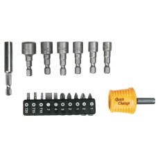 Набір змінних головок та насадок з утримувачем 18 шт. Topex 39D361 Набір змінних головок та насадок з утримувачем 18 шт. Topex 39D361