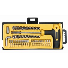 Набір змінних головок та насадок з тримачем 41 од. Topex 39D369 Набір змінних головок та насадок з тримачем 41 од. Topex 39D369