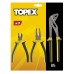 Набір інструменту, кліщі, сантехнічні щипці 3 шт Topex 32D136