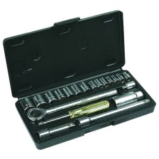 Набір торцевих головок та ключів 20 од. Top Tools 38D257 Набір торцевих головок та ключів 20 од. Top Tools 38D257