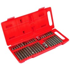 Насадки шестигранні Spline, Torx, набір 40 шт. Top Tools 39D377 Насадки шестигранні Spline, Torx, набір 40 шт. Top Tools 39D377