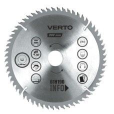 Диск відрізний Verto 200 x 30 мм 61H190 Диск відрізний Verto 200 x 30 мм 61H190