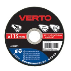 Диск відрізний Verto 115 x 1.5 x 22.2 мм 61H530 Диск відрізний Verto 115 x 1.5 x 22.2 мм 61H530