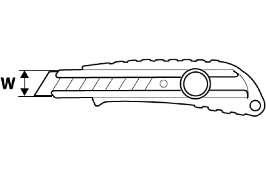 Нож строительний Topex 17B103