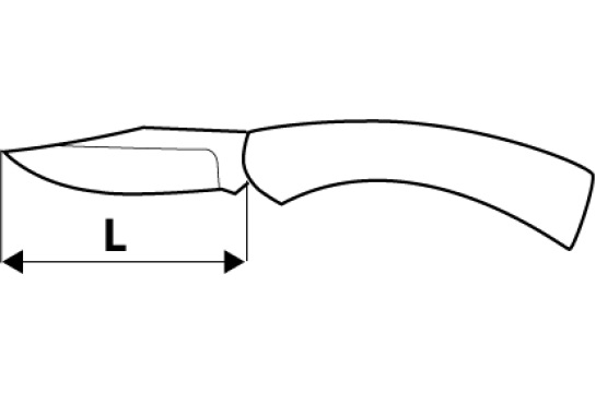 Нож универсальный с длиной лезвия 120 мм Topex 98Z103
